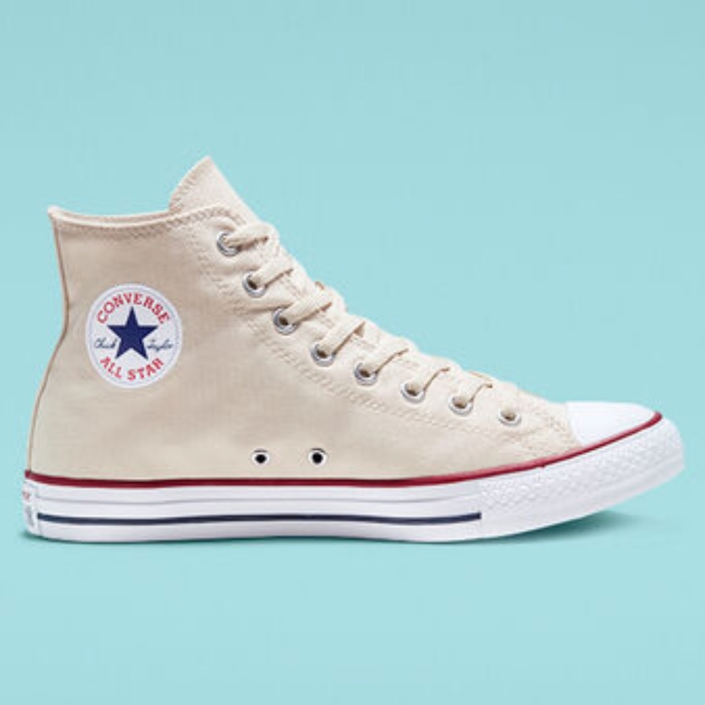 CONVERSE Natural Ivory Colored High Tops